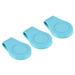 Uxcell Golf Hat Clip Silicone Cap Clamp with Magnetic Ball Marker Holder Light Blue 3 Pcs