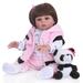 Lifelike Reborn Baby Dolls Soft Body 19 Inch Realistic Newborn Baby Dolls Real Life Baby Dolls Gifts/Toys for Collection & Kids Age 3+ A4