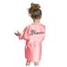 wofedyo baby girl clothes kimono solid pajamas sleepwear toddler robes girls baby satin bathrobe silk kids girls tops baby clothes