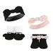 Hudson Baby Infant Girl Headband and Socks Set Velvet Knot 0-9 Months