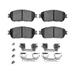 Front Brake Pad Set - Compatible with 2004 - 2010 Toyota Sienna 2005 2006 2007 2008 2009