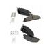 Brake Pad Set 2 Piece - Compatible with 2011 - 2018 Ram 2500 2012 2013 2014 2015 2016 2017