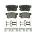 Rear Brake Pad Set - Compatible with 1999 - 2008 Acura TL 2000 2001 2002 2003 2004 2005 2006 2007