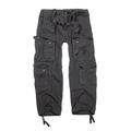 Cargohose BRANDIT "Brandit Herren Vintage Cargo Pants" Gr. L, US-Größen, schwarz (black) Herren Hosen Cargohosen