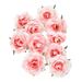 Hesroicy Set of 10 Vivid Simulation Rose Flower Heads - Long Lasting Multi-functional Artificial Flowers for Weddings