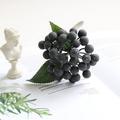1PC Artificial Berries Decor Simulation Flowers Lifelike Berries with Stems Fake Fruit Berries for Wedding DIY Bridal Bouquet Home Kitchen Party Decoration(3.14*9.84in)