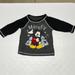 Disney Shirts & Tops | Boy’s Disney Mickey Mouse Long Sleeve Tee Shirt Sz 18m | Color: Black/Gray | Size: 18mb