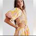Free People Dresses | Free People Kalina Dress. Nwot. Never Been Worn. Large. Shades Of Pink & Yellow | Color: Purple/Yellow | Size: L