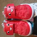 Nike Shoes | Euc Like New Nike Team Hustle D 9 Lil Td Monster Shoes Size 3c | Color: Red/White | Size: 3bb
