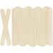 PEACNNG 100 Pieces Jumbo Wood Craft Sticks Wood Craft Sticks 6 L x 3/4 W Icing Sticks for Crafts Home Art Projects Classroom Art Supplies