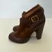 Anthropologie Shoes | Anthropologie No. 704b Brown Suede And Leather Erica Ankle Heeled Boots Size 36 | Color: Brown | Size: 36eu