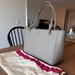 Tory Burch Bags | Large Tory Burch Gray/Silver Emerson Tote | Color: Gray/Silver | Size: Os