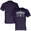 Blue 84 Purple Northwestern Wildcats 2023 NCAA Men's Basketball Tournament March Madness T-Shirt