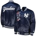 Men's Starter Navy New York Yankees Patch Full-Snap Jacket