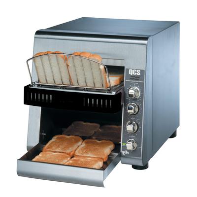 Star QCS2-800 240 Conveyor Toaster - 800 Slices/hr w/ 1 1/2" Product Opening, 240v/1ph, 1.5" Opening, 2800W, Stainless Steel