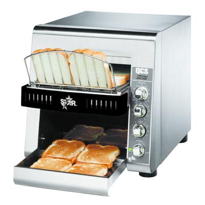 Star QCS2-800 Conveyor Toaster - 800 Slices/hr w/ 1 1/2" Product Opening, 240v/1ph, w/ 1.5" Opening, 2800W, Stainless Steel