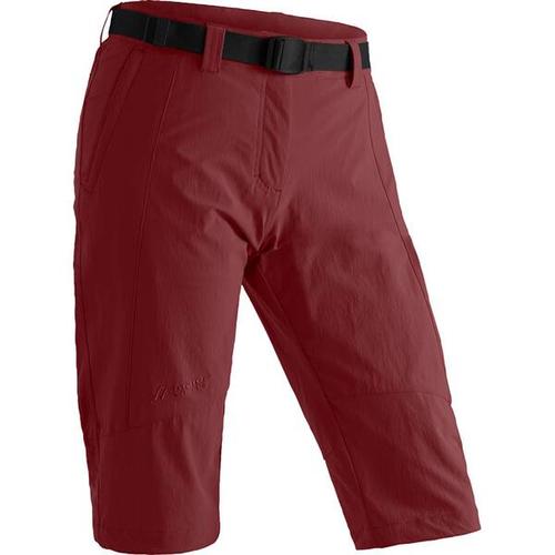 MAIER SPORTS Damen Caprihose Kluane, Größe 44 in Rot