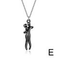 Fashion Cooper Couple Hug Pendant Necklace Women Valentine s Day Gifts 1* R1M5