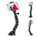 Suzicca 23cm/ 9.1in Flexible Suction Cup Mount Windshield Suction Cup Phone Mount Rotatable 14 Inch Screw Connector with Phone Holder for Smartphone Sports