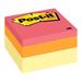 Post-it Notes Cube 3 x 3 Canary Wave 400 Sheets/Cube