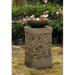 JecoInc FCL104 Two Layers and Birds Fountain with Led Light