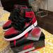 Nike Shoes | Brand New Never Worn Nike Retro Jordan 1 Black, White And Red | Color: Black/Red | Size: 6 Boys