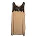 J. Crew Dresses | J Crew Silk Mini Dress Size 4 Small Beige Black Lace Sleeveless New With Tags | Color: Black/Cream | Size: 4