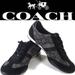 Coach Shoes | 10b Coach Shoes Kelson Sneakers In Black Suede | Color: Black/Gray | Size: 10