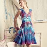 Anthropologie Dresses | Anthropologie Gallery Row Plenty By Tracy Reese Dress | Color: Blue/Red | Size: 2