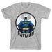 Men's BIOWORLD Heather Gray Batman T-Shirt