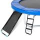 2 Pack Trampoline Ladder and Slide Set, 3 Step Wide Trampoline Safety Ladder Stairs and Strong Tear Resistant Trampoline Slide Ladder Universal Trampoline Accessories for Kid Climb up and Slide Down