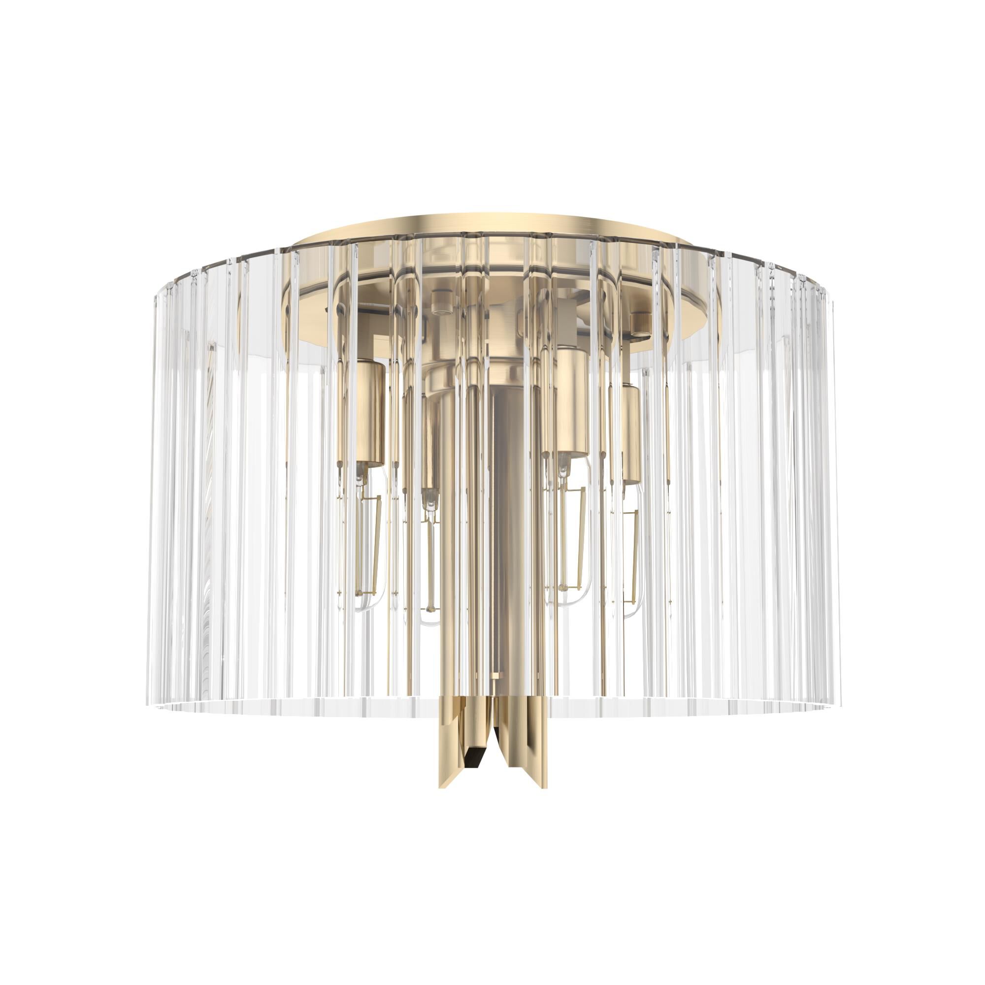 Hunter Fan Gatz 13 Inch 4 Light Flush Mount - 19690