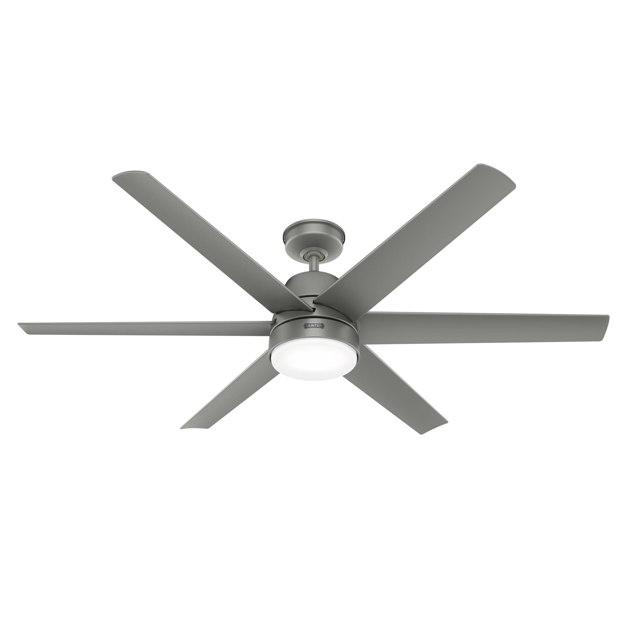 Hunter Fan Skysail 60 Inch Ceiling Fan with Light Kit - 51876