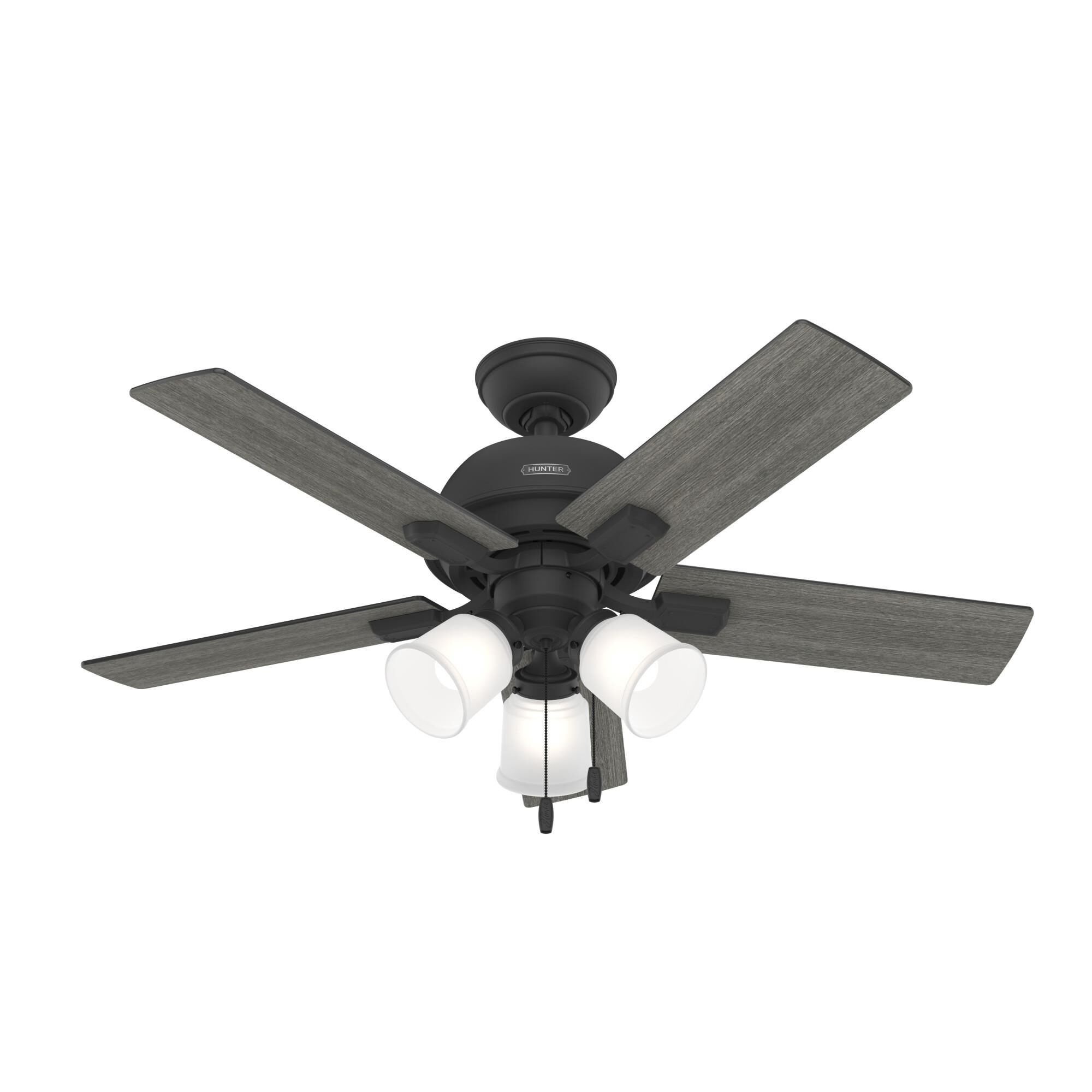 Hunter Fan Crystal Peak 44 Inch Ceiling Fan with Light Kit - 52351