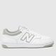 New Balance 480 trainers in white & grey