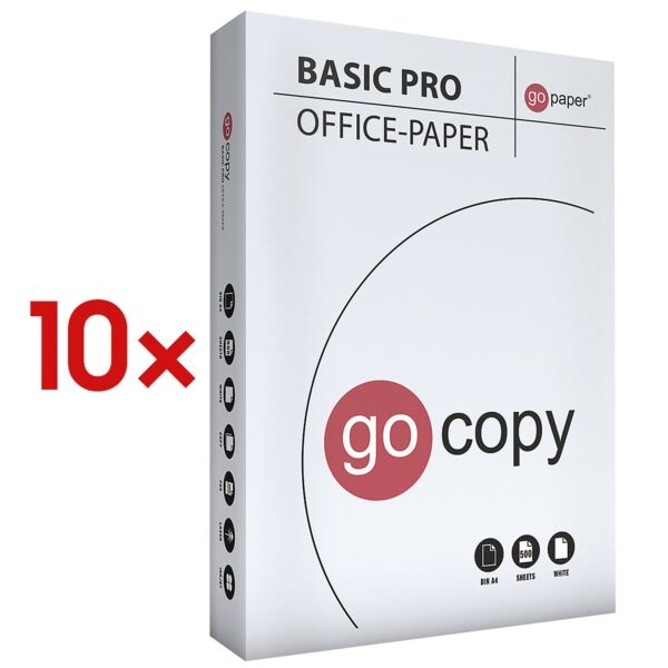 go paper 10er Pack Kopierpapier A4 »GO COPY BASIC PRO« Image