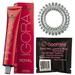 Igora Royal 5-6 Light Brown Chocolate Permanent Hair Color and Goomee Hair Loop Single Diamond Clear (Bundle 2 items)