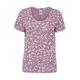 ICHI IHLISA SS5 Damen T-Shirt Kurzarm Shirt mit Rundhalsausschnitt, Größe:L, Farbe:Lavender Mist (163307)