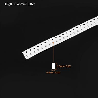 100 Pcs 0603 Chip Resistor 5.1 Ohm 1/10W Surface Mount Device SMT Resistor