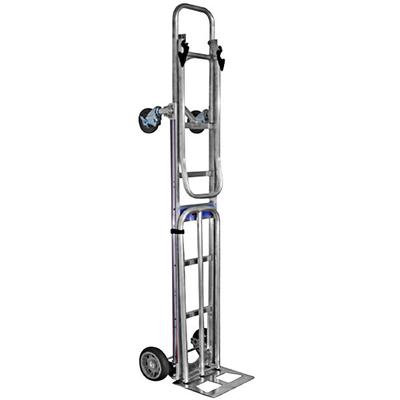 B&P Manufacturing 600 / 1,200 lb. Folding Snack Hand Truck with 14" x 10 1/2" Nose Plate HTA-14