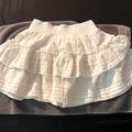 American Eagle Outfitters Skirts | American Eagle Outfitters Tiered Cream Skirt | Color: Cream/Tan | Size: Xs