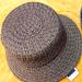 Nine West Accessories | Nine West Woven Hat | Color: Brown | Size: Adjustable Head Size