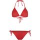 Bustier-Bikini O'NEILL "ESSENTIALS CAPRI - BONDEY BIKINI SET" Gr. 42, N-Gr, rot (red coat) Damen Bikini-Sets Bekleidung