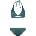 Triangel-Bikini O'NEILL "ESSENTIALS MARIA CRUZ BIKINI SET" Gr. 40, Cup D, blau (north atlantic) Damen Bikini-Sets Ocean Blue