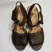 Anthropologie Shoes | Anthropologie All Black Leather Block Heel Sandal | Color: Black | Size: 38eu