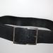 Burberry Accessories | Authentic Burberry Black Leather Wide Fashion Belt 40 100 | Color: Black/Silver | Size: Os