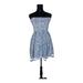 American Eagle Outfitters Dresses | 2301 Nwot American Eagle Floral Tube Mini Dress Sz Medium | Color: Blue | Size: M