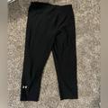 Under Armour Pants & Jumpsuits | Black Under Armour Cropped Athletic Leggings | Color: Black | Size: S