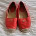 Coach Shoes | Coach Red Espadrilles Flats Size 8 | Color: Red | Size: 8