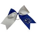 Kentucky Wildcats Jumbo Glitter Bow with Ponytail Holder